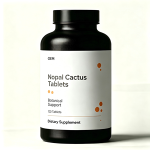 Comprimés de Nopal (Cactus) ODM/OEM à Marque Privée, Fabriqués aux États-Unis, Favorisent la Santé Digestive, un Métabolisme Sain et la Fibre Alimentaire - Product Image 1