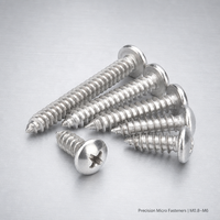 Vis autotaraudeuses à tête dôme ronde en laiton et acier au carbone, non standard, métriques DIN7981, à empreinte cruciforme, pour accessoires de quincaillerie électronique