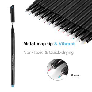 Marqueurs de calligraphie à pointe fine de couleur personnalisée par le fabricant, ensemble de stylos pour croquis, <span class=keywords><strong>caricatures</strong></span> et lignes fines, pour enfants, école et bureau - Product Image 2
