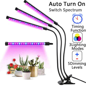 <span class=keywords><strong>Lampe</strong></span> <span class=keywords><strong>Led</strong></span> <span class=keywords><strong>horticole</strong></span> de <span class=keywords><strong>croissance</strong></span>, 30W, 3 têtes, avec pince, éclairage pour bureau/chambre de culture, fleurs - Product Image 3