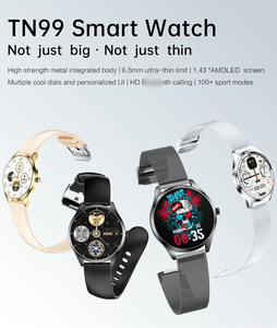 Reloj Inteligente Deportivo TN99 Unisex, Resistente al Agua IP67, Correa de Gel de Sílice, Llamadas Magnéticas por BT, Pantalla Táctil AMOLED, Batería de 180 mAh, 4 Días de Autonomía - Product Image 2