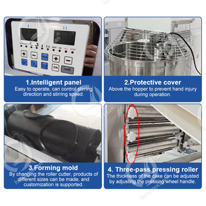 Đại Dương Công Nghiệp Giá Rẻ Máy Fabriquation Chapati Roti Nhà Sản Xuất Máy Lavash Bánh Mì Máy Singapore - Product Image 3