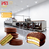 Nouvelle machine de boulangerie automatique pour gâteaux au chocolat et sandwichs, four tunnel en acier inoxydable, haute productivité, portable pour les entreprises