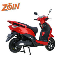 Skuter Listrik Kecepatan Tinggi ZOIN CS Cai Shen 72V 1500W Motor Kecepatan Maksimum 65km/jam Kendaraan Antar Makanan Harga Pabrik Grosir