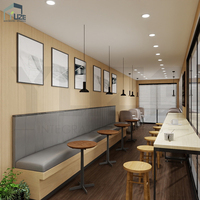 Restaurant/Café Modulaire Préfabriqué en Conteneur avec Fenêtre de Service – Conception Durable pour Magasin et Expédition