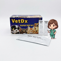Kits de prueba para criadores de gatos, comprobación rápida veterinaria, tarjeta de tipificación sanguínea felina, grupo sanguíneo de gatos A B AB