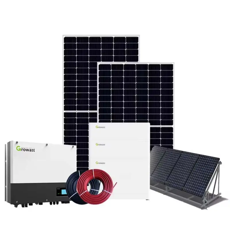 घर के लिए पूर्ण सेट सौर ऊर्जा प्रणाली 5000w हाइब्रिड सौर प्रणाली 3KW 5KW 6kw 4KW सौर ऊर्जा प्रणाली