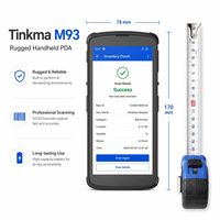 Terminal portable durci Tinkma M93 Android 15 5G avec scanner de codes-barres 6 pouces et batterie 5000 mAh pour la logistique et l'inventaire d'entrepôt