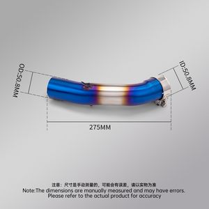 Pour <span class=keywords><strong>Duke</strong></span> <span class=keywords><strong>125</strong></span> 250 390 ADV Adventure <span class=keywords><strong>2022</strong></span> - 2024 51mm échappement mi lien tuyau silencieux tuyau de raccordement - Product Image 5