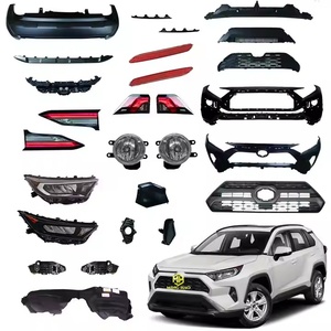 2018-2024 Para <span class=keywords><strong>Toyota</strong></span> <span class=keywords><strong>RAV4</strong></span> parachoques delantero y trasero de plástico automotriz, rejillas de radiador, faros de radar, fenderstaillights - Product Image 1
