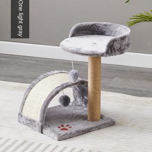 Estructura de escalada para gatos, nido para gatos, plataforma de salto integrada, poste rascador para gatos, juguete para mascotas - Product Image 4