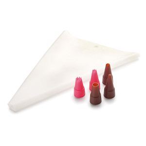 Sacchetto da pasticceria con 5 ugelli per decorazioni di torte - Product Image 1