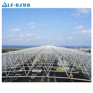 Nổi Tiếng Customized Thép Ánh Sáng Khung Không Gian Lưu Trữ Than Đổ Cong Mái Không Gian Cấu Trúc - Product Image 2