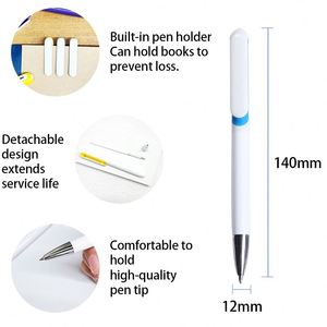 Stylos à bille promotionnels personnalisés avec logo sportif, design unique, clip et impression numérique - Vente en gros - Product Image 4