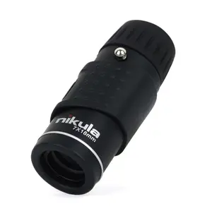 Nikula KM3 7X18 Pocket Monocular Telescope Portable Mini Lightweight Monocular With Low Light Night Vision