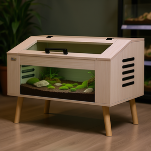 Terrarium pour reptiles 29 gallons, ouverture supérieure, en verre, pour serpents et lézards, design moderne, utilisation en salon - Product Image 2