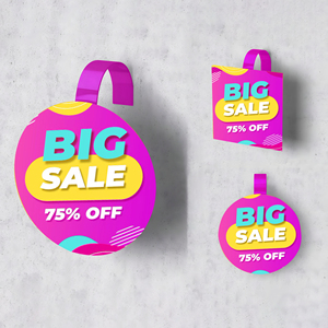 Support de présentation promotionnel transparent personnalisé en acrylique et PVC pour supermarché - Product Image 1