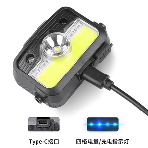 Lampe frontale Skywolfeye XPG COB 2000mAh rechargeable, réglable, pour course à pied, pêche et activités de plein air - Product Image 3