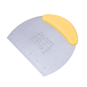 Stainless Steel Graduated Spatula Semi Circular Dough Cutter For Baking Cake Tools With Measurement Markings - Product Image 5