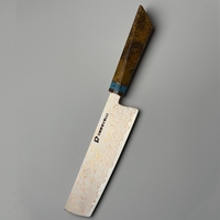 Lot de 3 couteaux de cuisine Santoku Nakiri pour chef en acier damas cuivré 33 couches Vente en gros