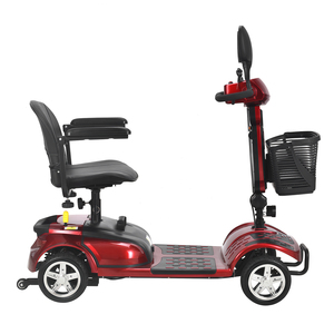 새로운 도매 <span class=keywords><strong>24V</strong></span> 350W 접이식 4 륜 전기 이동성 스쿠터 모든 지형 도로 장애인 성인 노인 이동식 20Ah - Product Image 2
