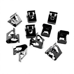 Clips en acier en forme de V 1K0867388A pour Volkswagen Audi Skoda Porsche, attaches de réparation automobile - Product Image 1