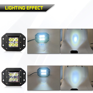 <span class=keywords><strong>Led</strong></span> làm việc thanh ánh sáng 5 inch 18 Wát Flush núi ánh sáng cho xe <span class=keywords><strong>Led</strong></span> Spotlight xe máy máy kéo thuyền xe tải SUV ATV off road đèn sương mù - Product Image 3