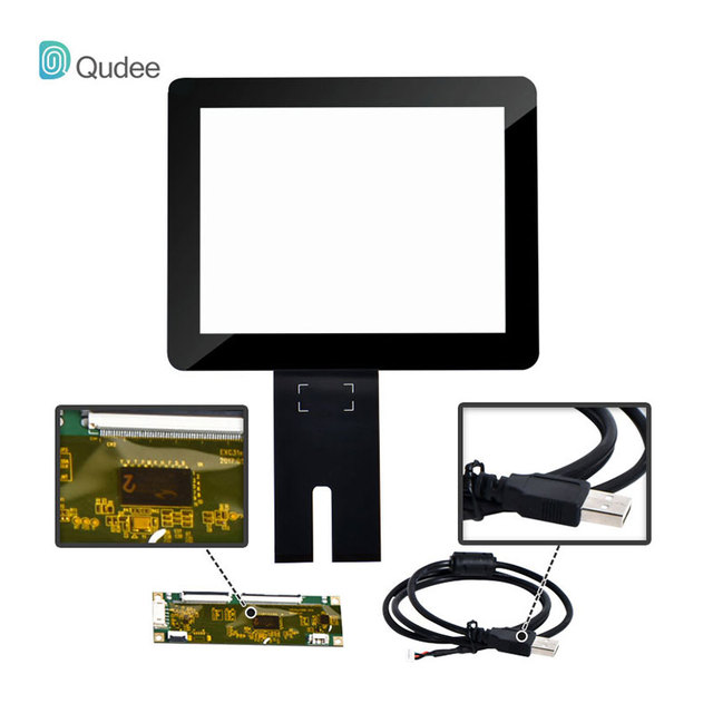 Custom 7 Inch PCAP Touch Screen Panel AG AR AF Coating Waterproof Glove Touch Digitizer Overlay for Smart Appliance