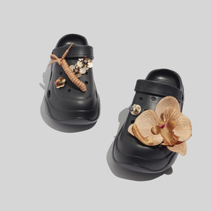 Sandales à plateforme polyvalentes pour femmes, nouvelle collection été 2026, à bout fermé, style décontracté plage, avec empreintes digitales - Product Image 3