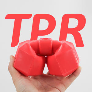 Özel gıcırtılı dambıl şekli köpek çiğnemek oyuncak dayanıklı TPR eğitim <span class=keywords><strong>Pet</strong></span> çiğnemek oyuncaklar çevre dostu dişler taşlama günlük hediye köpekler için - Product Image 3