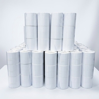 Rouleaux d'étiquettes thermiques vierges multi-tailles, papier auto-adhésif, étiquettes de prix pour supermarchés, impression de codes-barres pour l'épicerie et la vente au détail