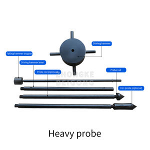 เครื่องวัดกรวยแบบไดนามิกน้ำหนักเบาใช้มือทดสอบการเจาะกรวยด้วยค้อน10กก. หรือ63.5กก. - Product Image 4