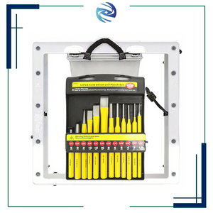 12PC ensemble de poinçons pour le travail des métaux pour la plomberie Conduit électrique Multi taille 12 pièces Kit de poinçon pour bricolage soudage <span class=keywords><strong>Garage</strong></span> boîtes à outils - Product Image 4