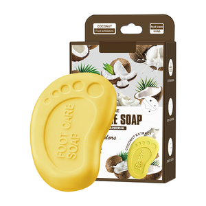 Savon pour les pieds au charbon de bambou et au thé vert, savon pour les pieds nettoyant en profondeur et éliminant les odeurs - Product Image 3