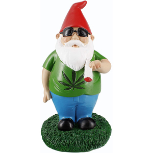 Interior Exterior Césped Decoración Niños Amigos Regalo divertido Fumar Gnomo Estatua de jardín - Product Image 1
