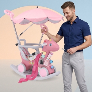 Chaise <span class=keywords><strong>à</strong></span> <span class=keywords><strong>bascule</strong></span> HRS7, <span class=keywords><strong>cheval</strong></span> <span class=keywords><strong>à</strong></span> <span class=keywords><strong>bascule</strong></span> pour bébé avec musique, jouets <span class=keywords><strong>à</strong></span> chevaucher, <span class=keywords><strong>cheval</strong></span> <span class=keywords><strong>à</strong></span> <span class=keywords><strong>bascule</strong></span> multifonctionnel en plastique pour enfants - Product Image 2