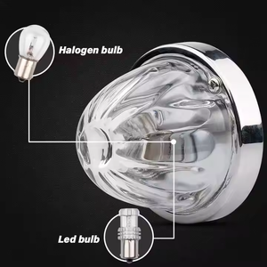 WTTG Alta Qualidade Âmbar Vermelho Branco Brilho Cor Caminhão Luz Decorativa Semi Luz De Melancia De Vidro com Lâmpada Led ou Lâmpada De Halogênio - Product Image 3