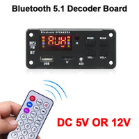 VIRE Voiture Audio USB TF FM Radio Module Bluetooth MP3 WMA Décodeur Conseil Lecteur MP3 Module Avec Karaoké Reverb Fonction