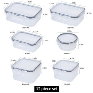 กล่องเก็บอาหารพลาสติกความจุแตกต่างกัน - Product Image 5