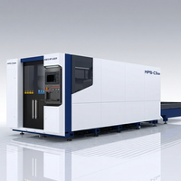 Machine de découpe laser à fibre robuste Han's Laser 3015 avec plateforme d'échange pour tôles métalliques