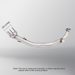 Sistema de Escape Completo para Scooter GY6 <span class=keywords><strong>125cc</strong></span> 150cc, Juego Completo de Acero Inoxidable, Universal de 51 mm - Product Image 5