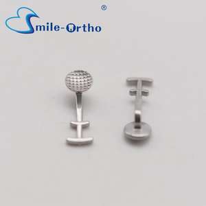 Prezzo di fabbrica di alta qualità Smile-orto anticipo apparecchio dentale ortodontico legabile doppi ganci linguale bottoni 9.83mm - Product Image 3
