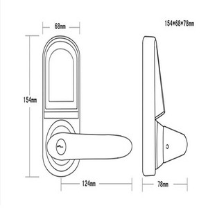 TTlock TUYA डिजिटल वाईफ़ाई फिंगरप्रिंट स्मार्ट घर के लिए होटल ताले - Product Image 5