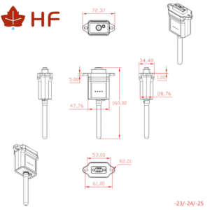 Hf 4G & Bluetooth Màn Hình TTL đa-thương hiệu biến tần thu thập dữ liệu và hệ thống giám sát SGB1-23 DB9 - Product Image 5