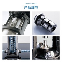 Pompe centrifuge verticale multi-étages Grundfos en acier inoxydable haute pression pour l'alimentation en eau et le refroidissement