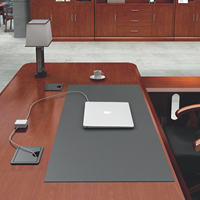 Grands bureaux de direction en placage MDF, style chinois classique, pour PDG, directeurs et patrons, mobilier de bureau de luxe pour design d'intérieur.