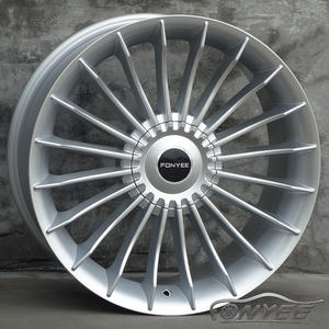 F80961 <span class=keywords><strong>ล้อ</strong></span><span class=keywords><strong>แม็</strong></span><span class=keywords><strong>ก</strong></span>ซ์ 19 นิ้ว 8.5j 9.5j ET 25 30 35 5X112 66.5 สีเงิน สี<span class=keywords><strong>ดำ</strong></span> คุณภาพดี ดีไซน์ดั้งเดิม สำหรับรถยนต์ - Product Image 2