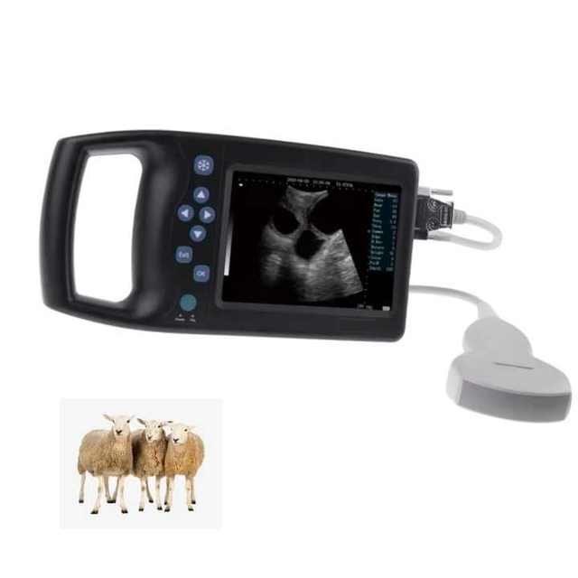 Ultrasound Scanner Ecografo Portable Handheld Veterinary Animal Diagnostic Machine 5.7" Screen 2-Year Warranty Stainless Steel