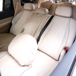 Reemplazo de fundas de asiento de cuero para automóvil para <span class=keywords><strong>Mercedes</strong></span>-Benz AMGGLS63 (2020-2025)-Pearl Silver Grey Beige <span class=keywords><strong>Luxury</strong></span> <span class=keywords><strong>Maybach</strong></span> Edition - Product Image 6