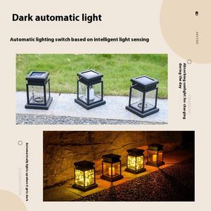 Lámpara de Escritorio LED Solar Impermeable IP65 para Uso en Exteriores y Jardines, Luz Blanca Cálida Regulable, Lámparas Colgantes para Árboles y Palacios - Product Image 3